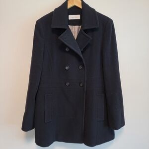 Calvin Klein Midnight Blue Pea Coat